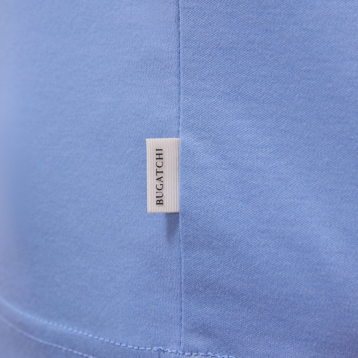 Bugatchi Solid Crew Neck T-Shirt Air Blue