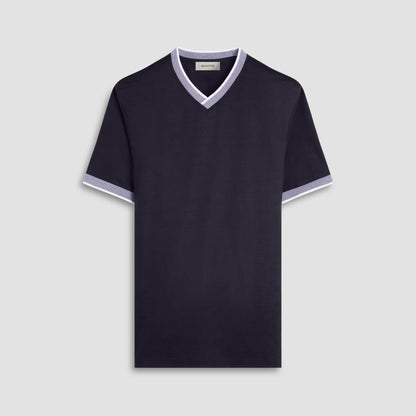 Bugatchi Solid Crew Neck T-Shirt Black