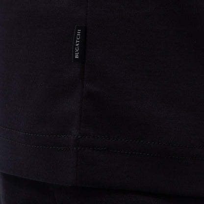 Bugatchi Solid Crew Neck T-Shirt Black