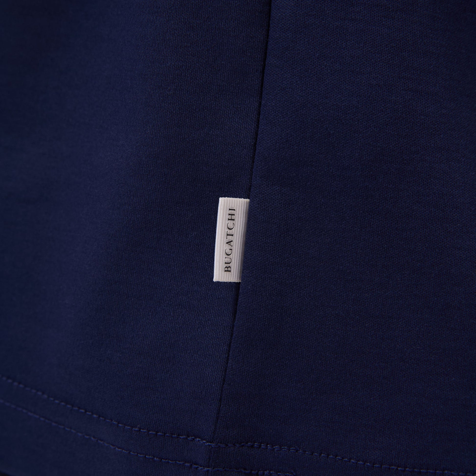 Bugatchi Solid Crew Neck T-Shirt Navy