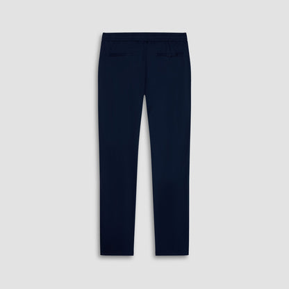Bugatchi Tristan Linen-Cotton Drawstring Pants Navy