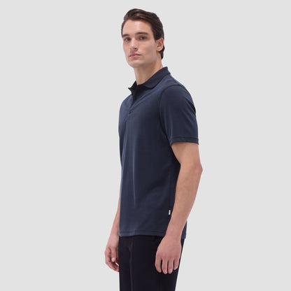 Bugatchi Oscar Ottoman Polo Shirt Black