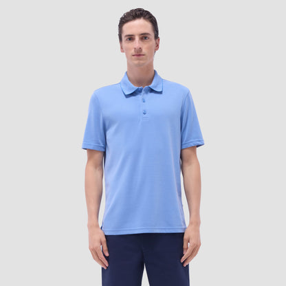 Bugatchi Oscar Ottoman Polo Shirt Classic Blue