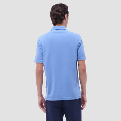 Bugatchi Oscar Ottoman Polo Shirt Classic Blue