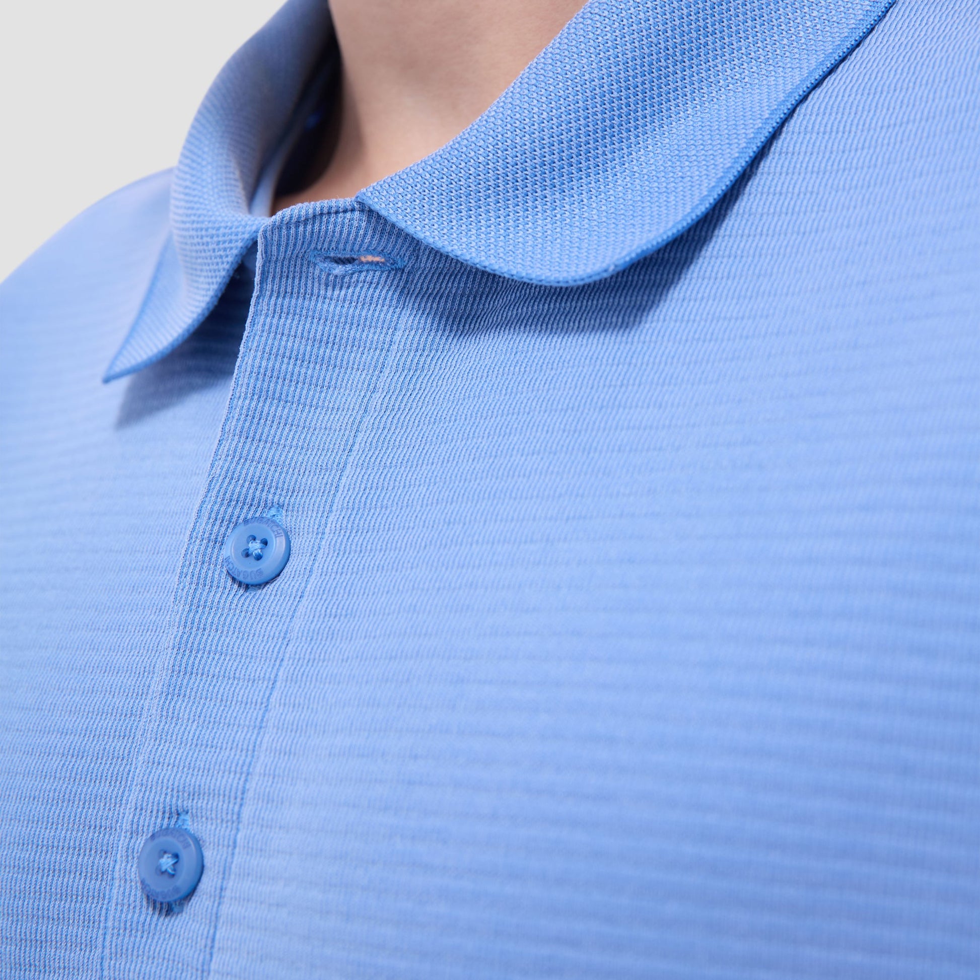 Bugatchi Oscar Ottoman Polo Shirt Classic Blue
