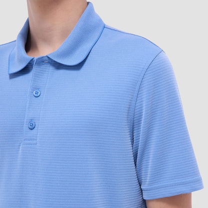 Bugatchi Oscar Ottoman Polo Shirt Classic Blue