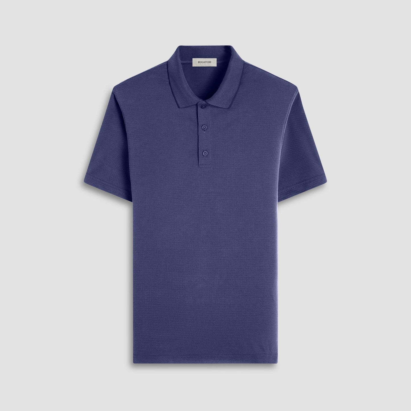 Bugatchi Oscar Ottoman Polo Shirt Navy