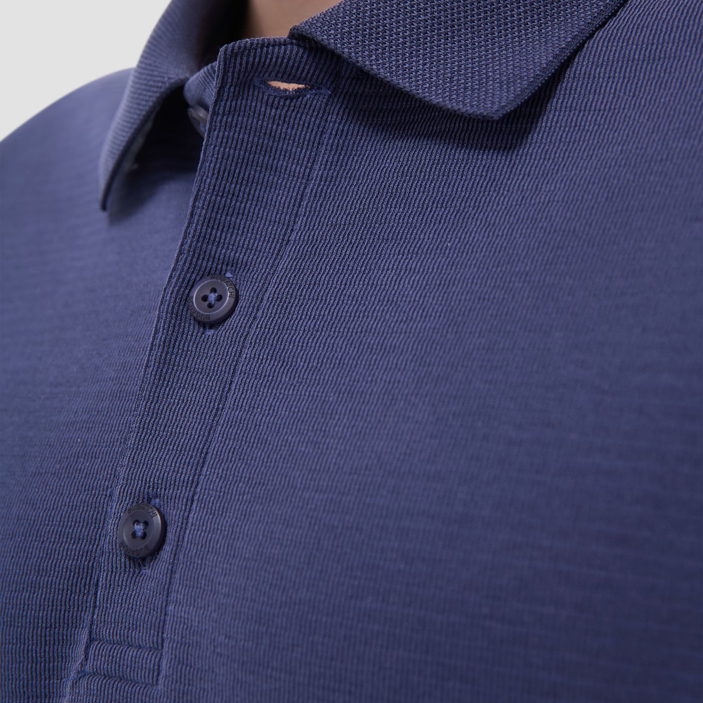 Bugatchi Oscar Ottoman Polo Shirt Navy