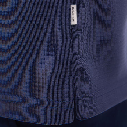 Bugatchi Oscar Ottoman Polo Shirt Navy
