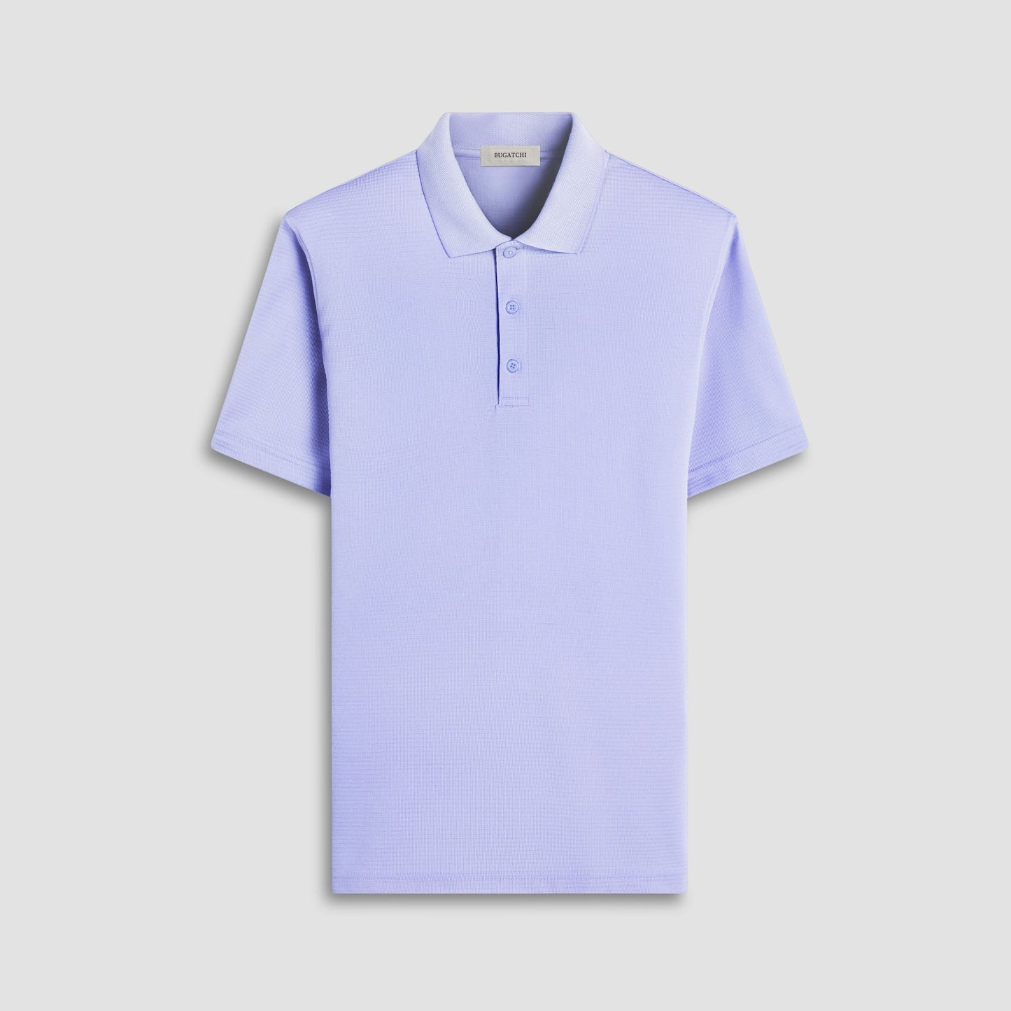 Bugatchi Oscar Ottoman Polo Shirt Sky