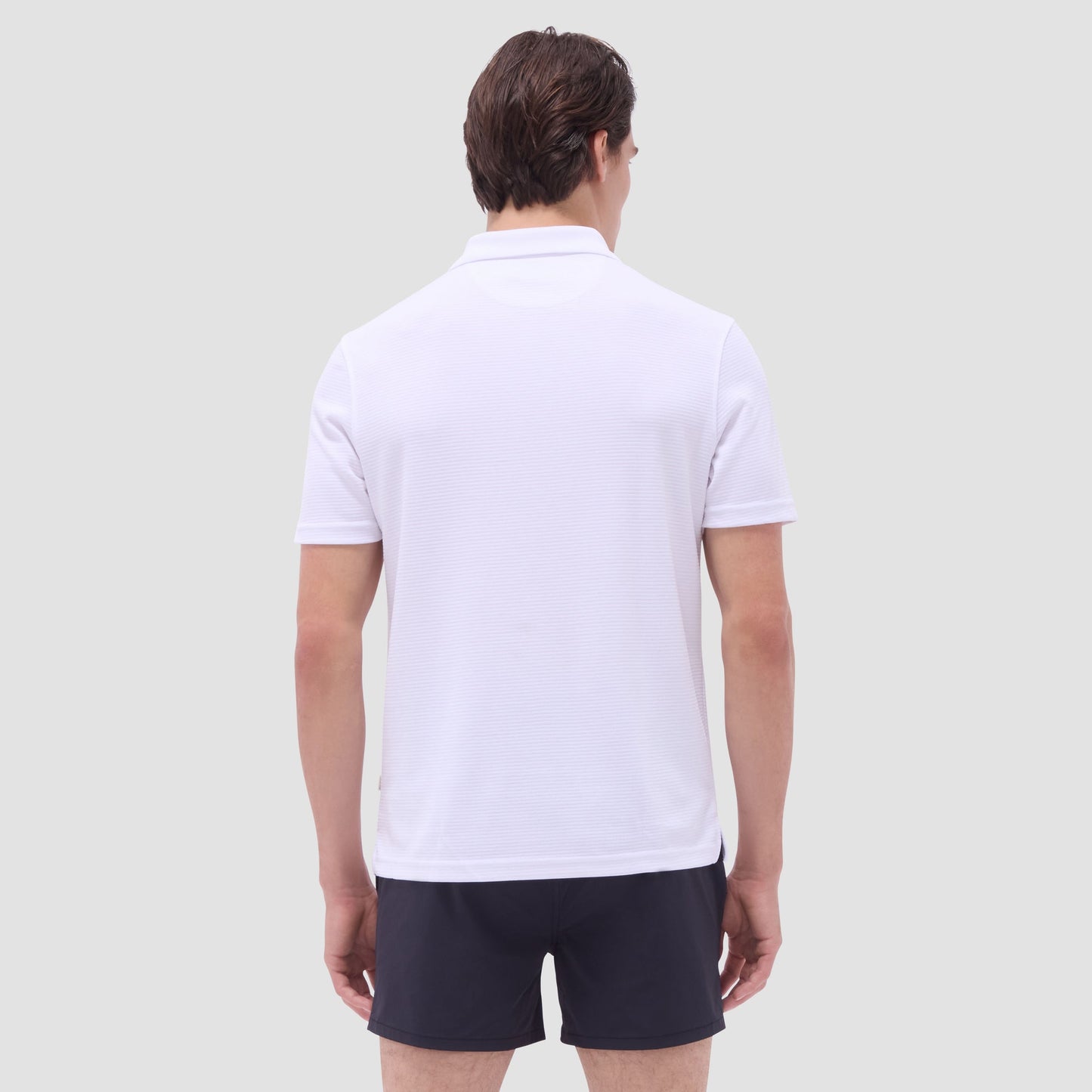 Bugatchi Oscar Ottoman Polo Shirt White