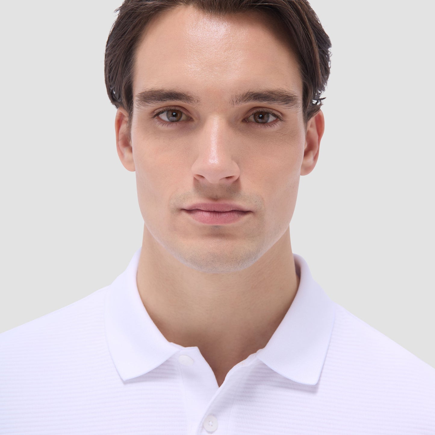 Bugatchi Oscar Ottoman Polo Shirt White
