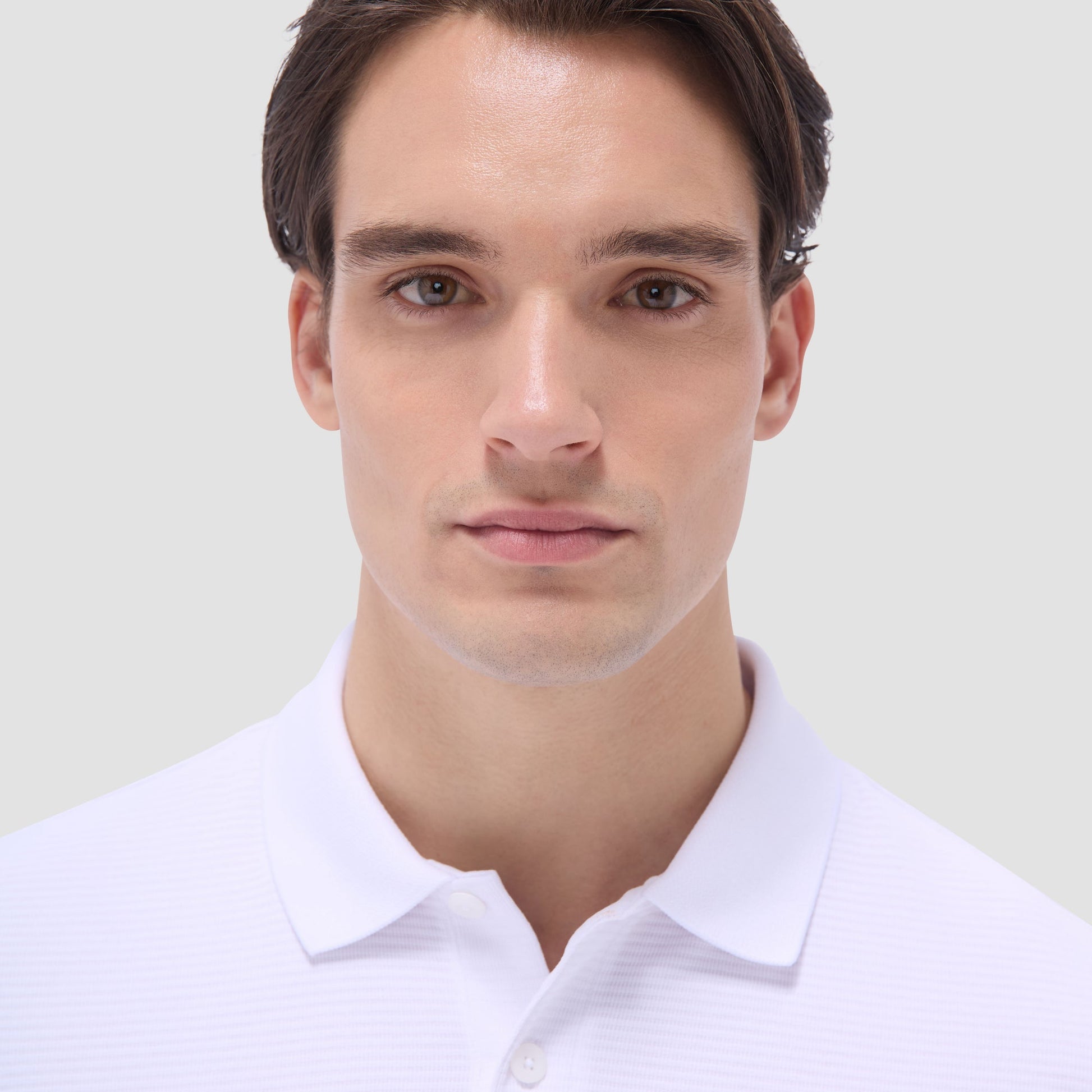 Bugatchi Oscar Ottoman Polo Shirt White