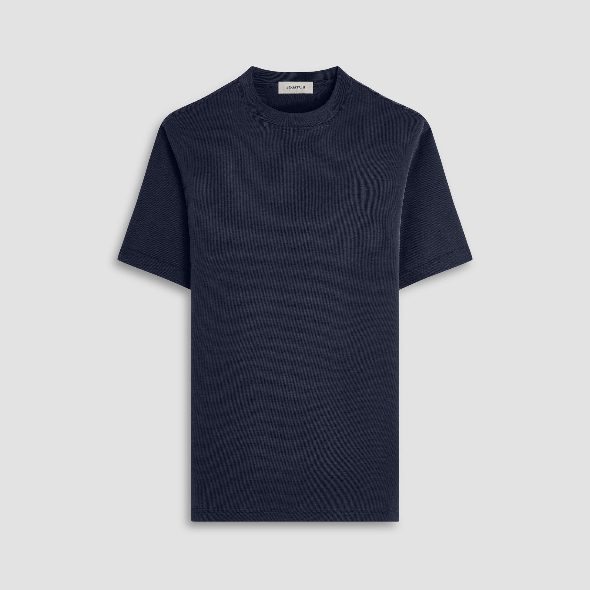 Bugatchi Orville Ottoman Crew Neck Black
