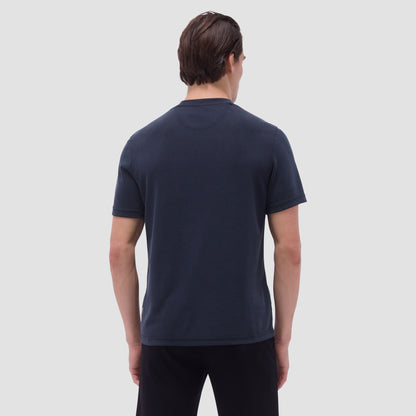Bugatchi Orville Ottoman Crew Neck Black