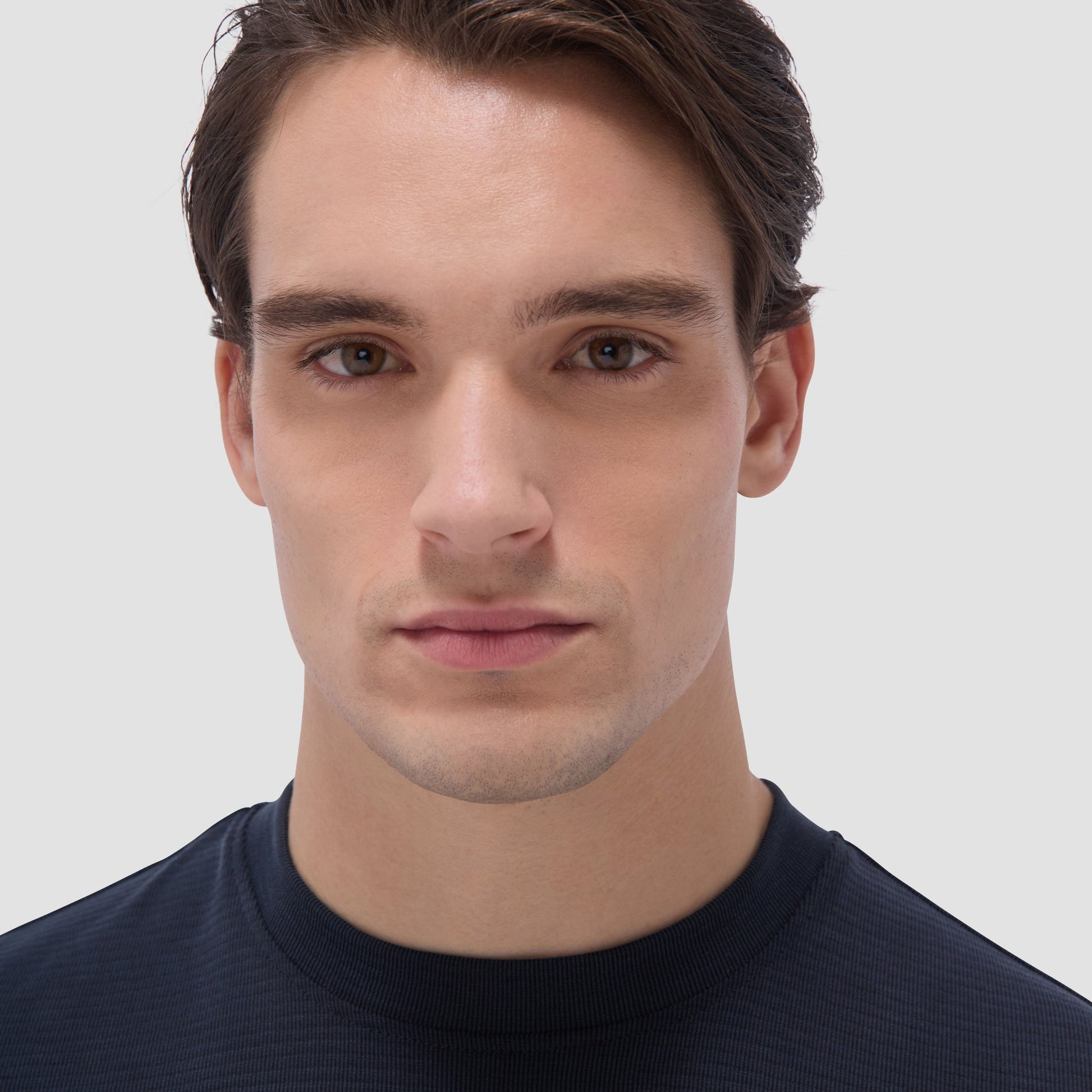 Bugatchi Orville Ottoman Crew Neck Black