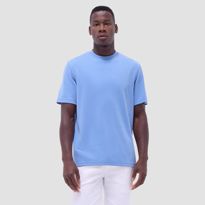 Bugatchi Orville Ottoman Crew Neck Classic Blue