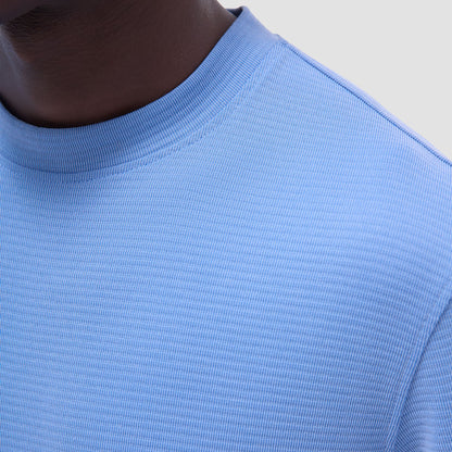 Bugatchi Orville Ottoman Crew Neck Classic Blue