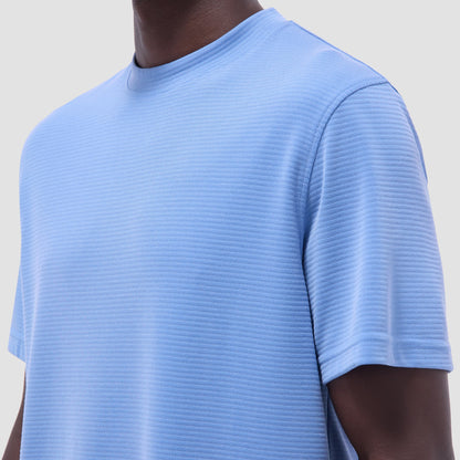 Bugatchi Orville Ottoman Crew Neck Classic Blue
