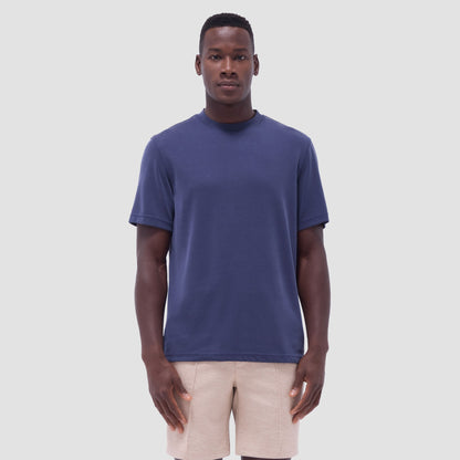 Bugatchi Orville Ottoman Crew Neck Navy