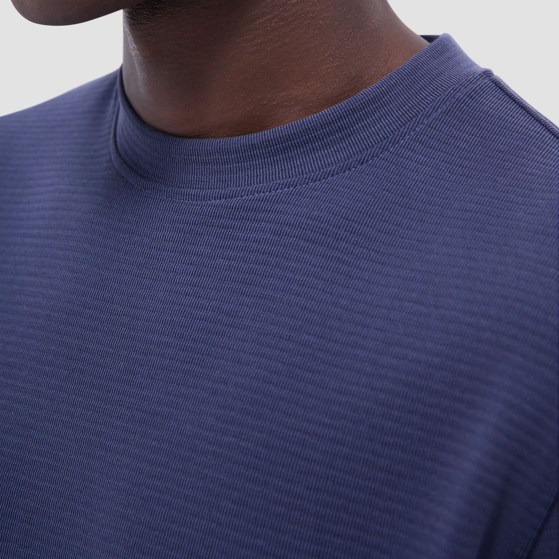Bugatchi Orville Ottoman Crew Neck Navy