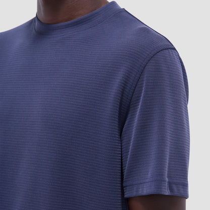 Bugatchi Orville Ottoman Crew Neck Navy