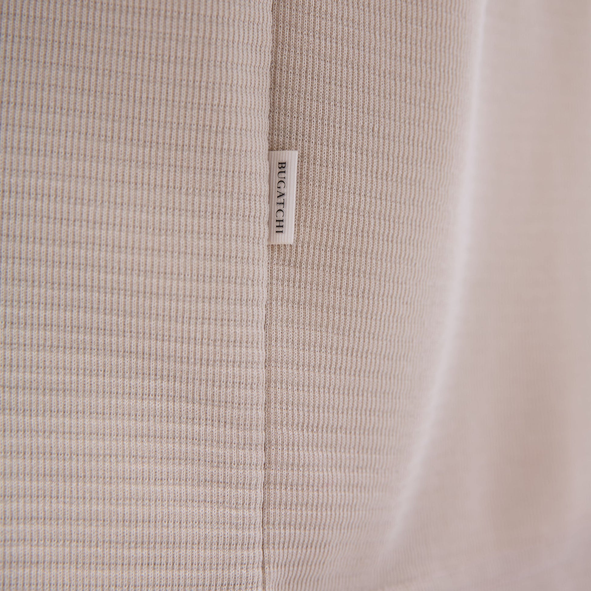 Bugatchi Orville Ottoman Crew Neck Sand