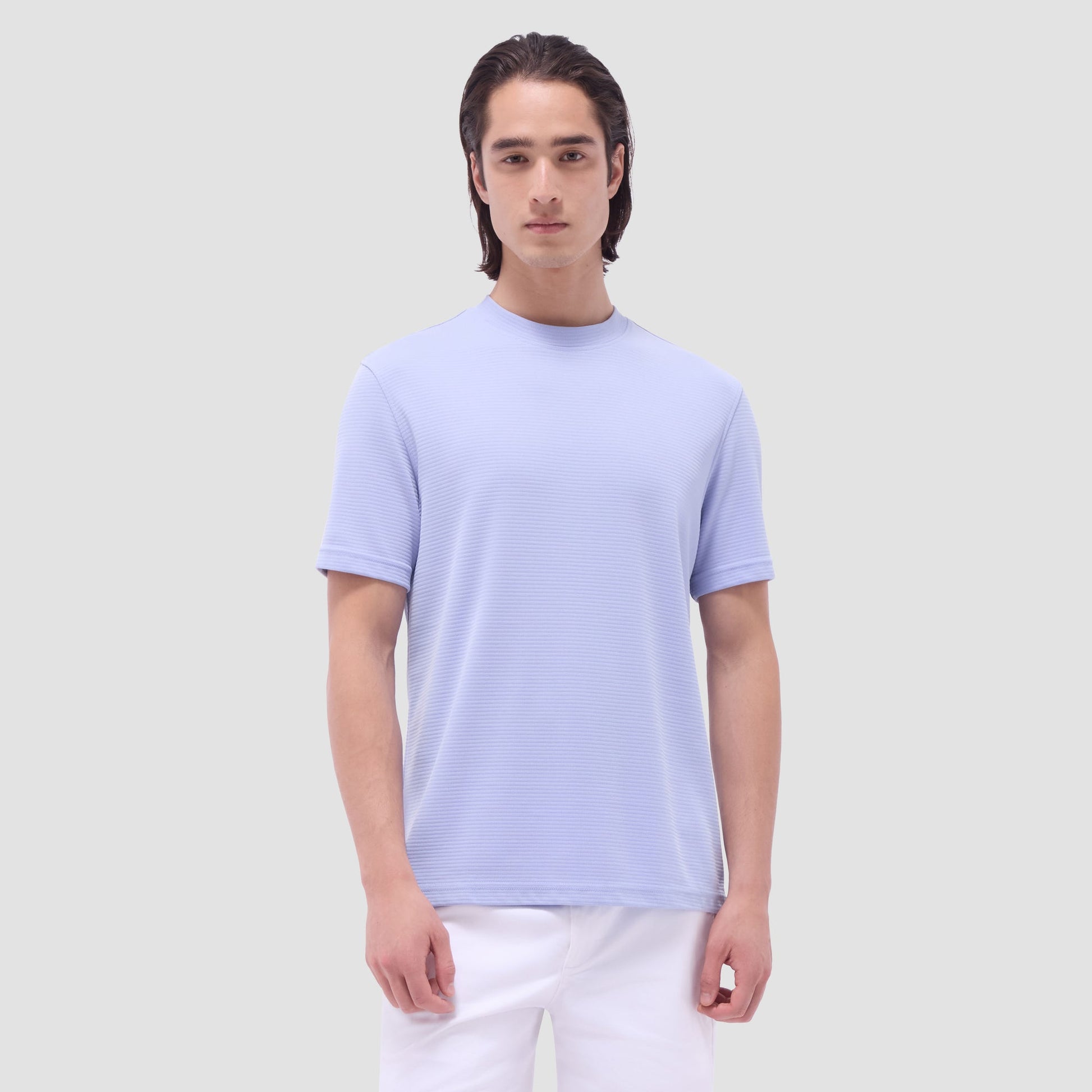 Bugatchi Orville Ottoman Crew Neck Sky