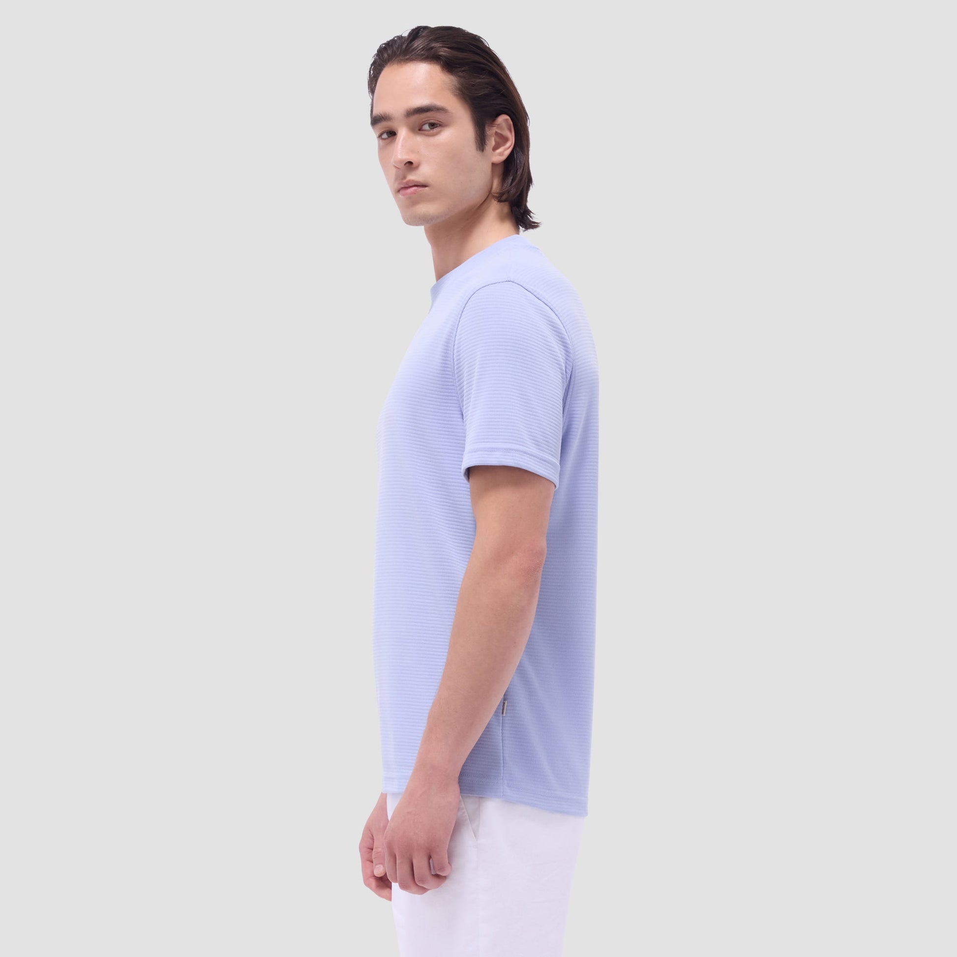 Bugatchi Orville Ottoman Crew Neck Sky