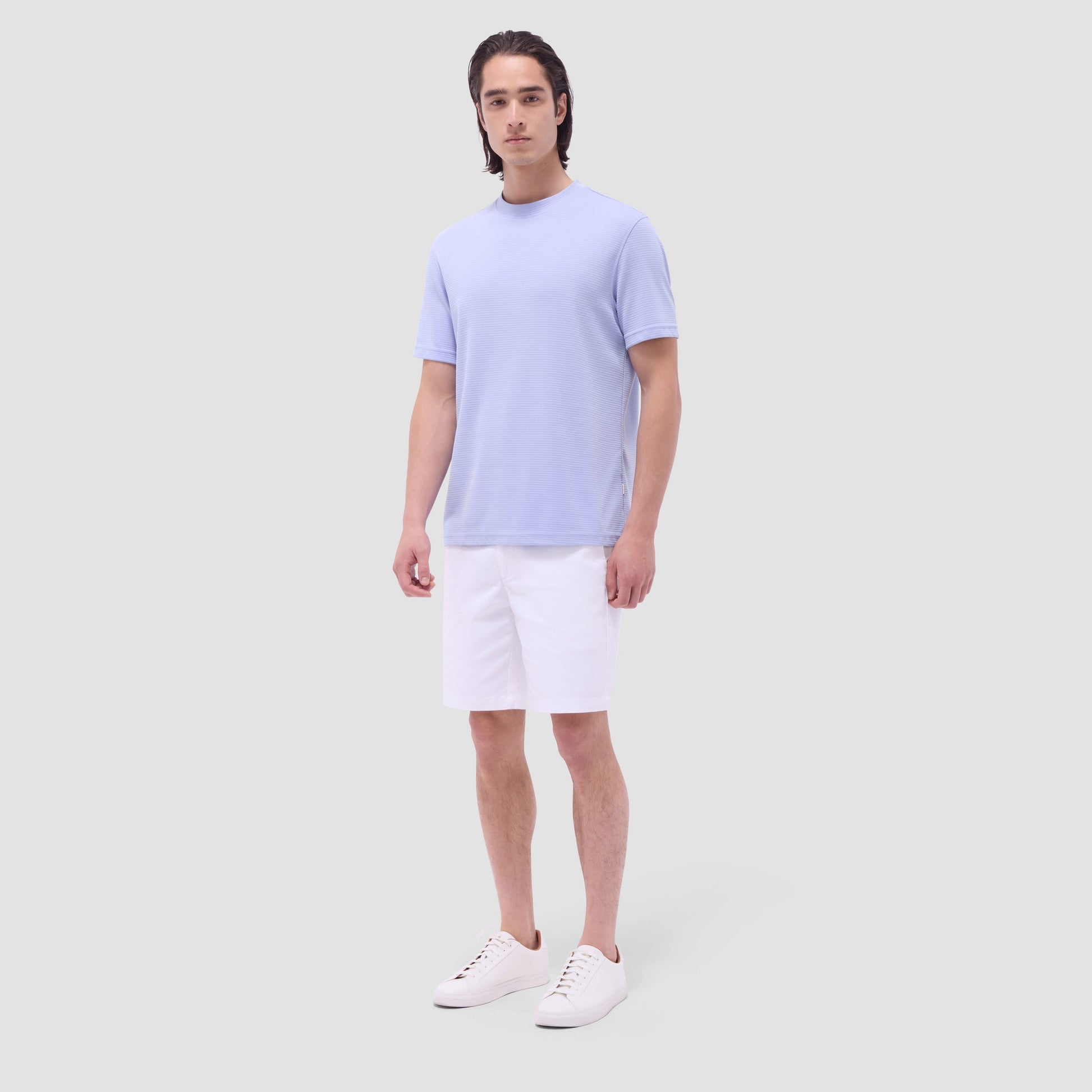 Bugatchi Orville Ottoman Crew Neck Sky