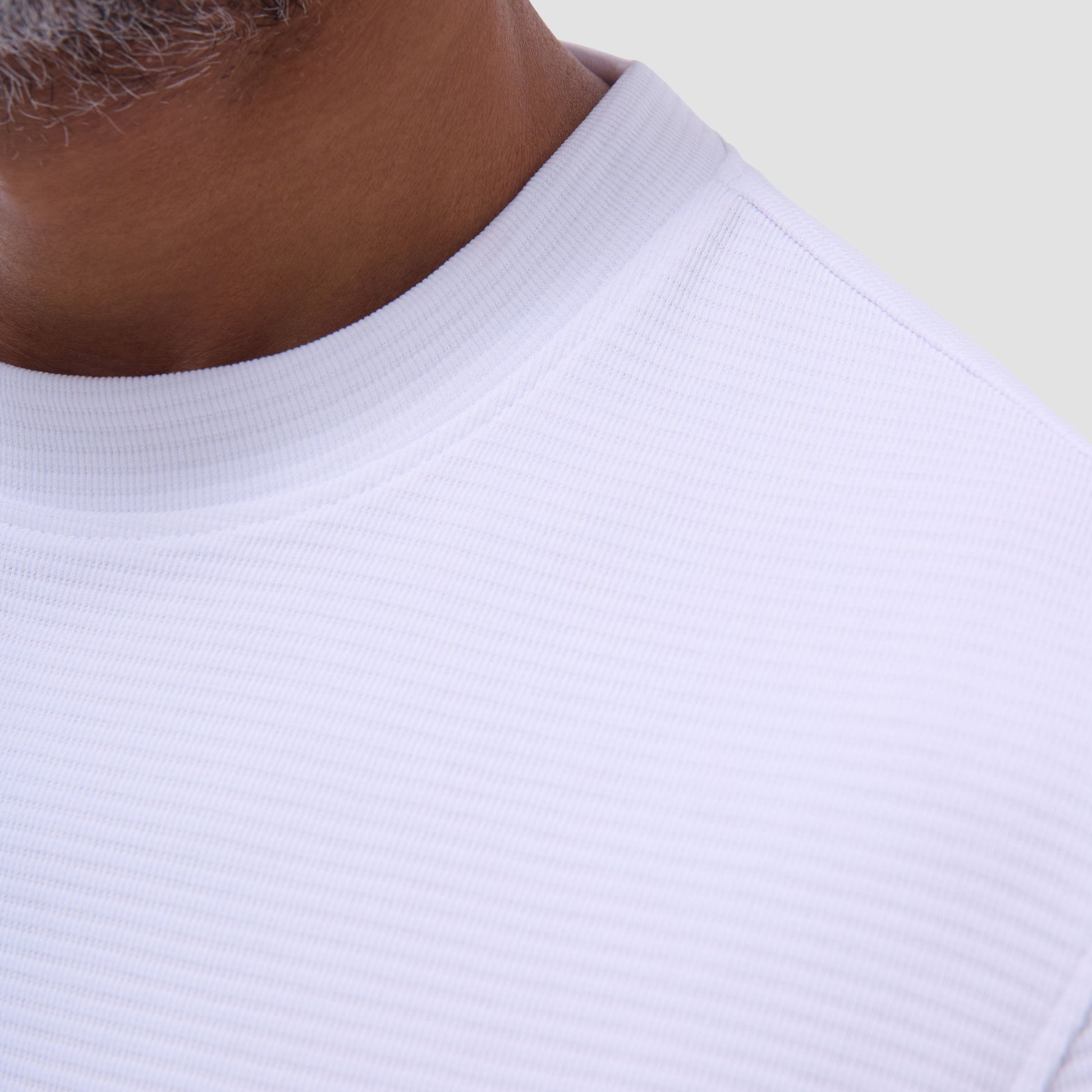 Bugatchi Orville Ottoman Crew Neck White