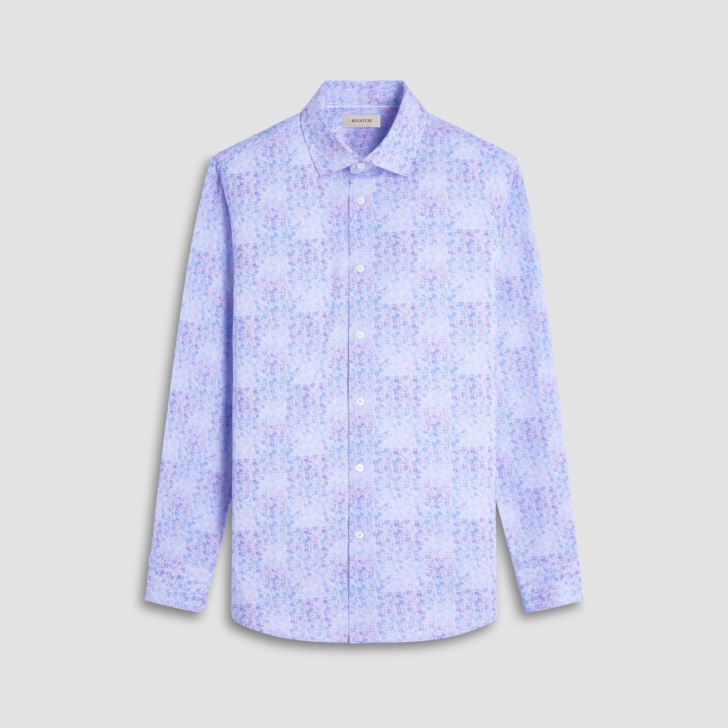 Bugatchi James Floral OoohCotton® Shirt Pink