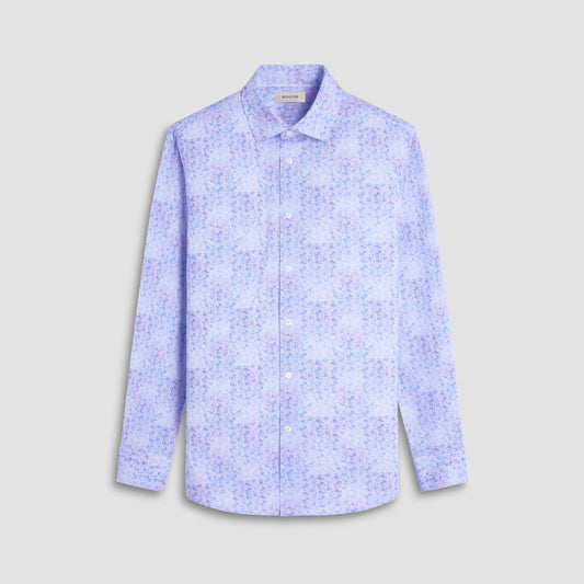 Bugatchi James Floral OoohCotton® Shirt Pink