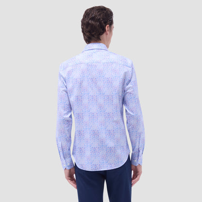 Bugatchi James Floral OoohCotton® Shirt Pink