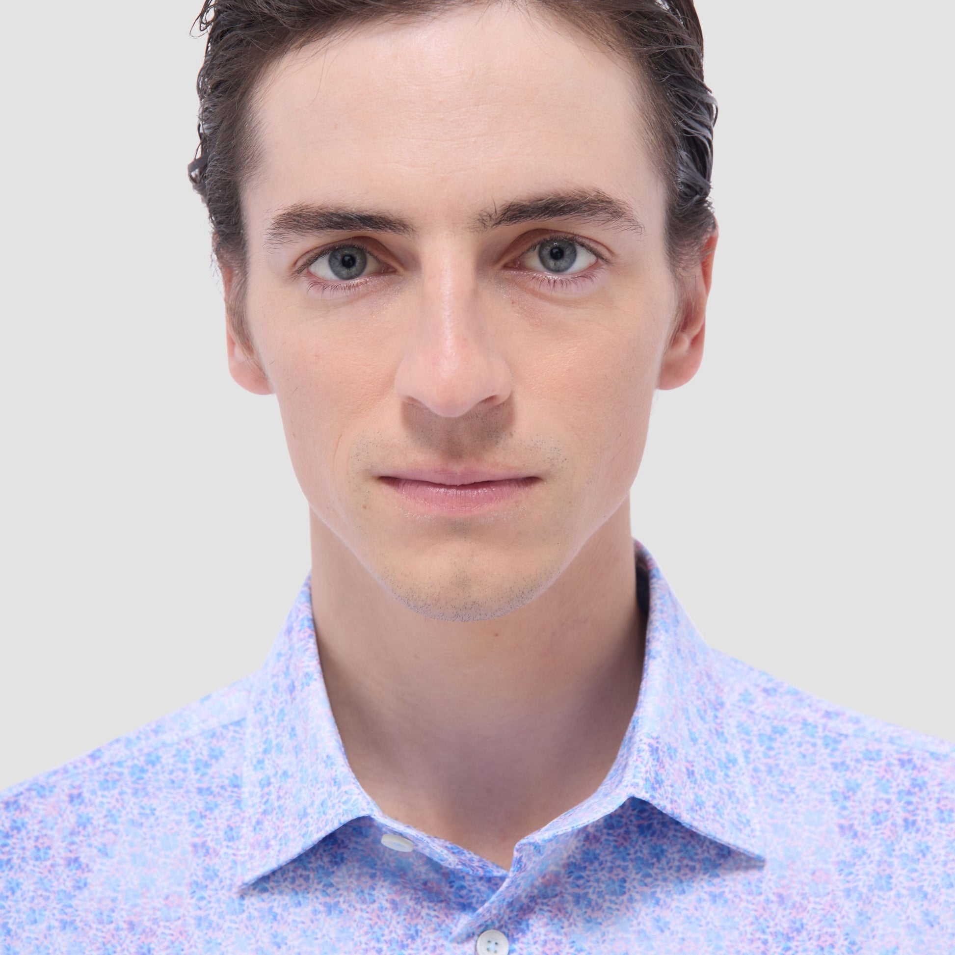 Bugatchi James Floral OoohCotton® Shirt Pink