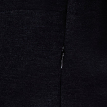 Bugatchi Soft Touch™ Heather Quarter-Zip Pullover Black