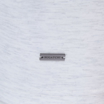 Bugatchi Soft Touch™ Heather Quarter-Zip Pullover Chalk