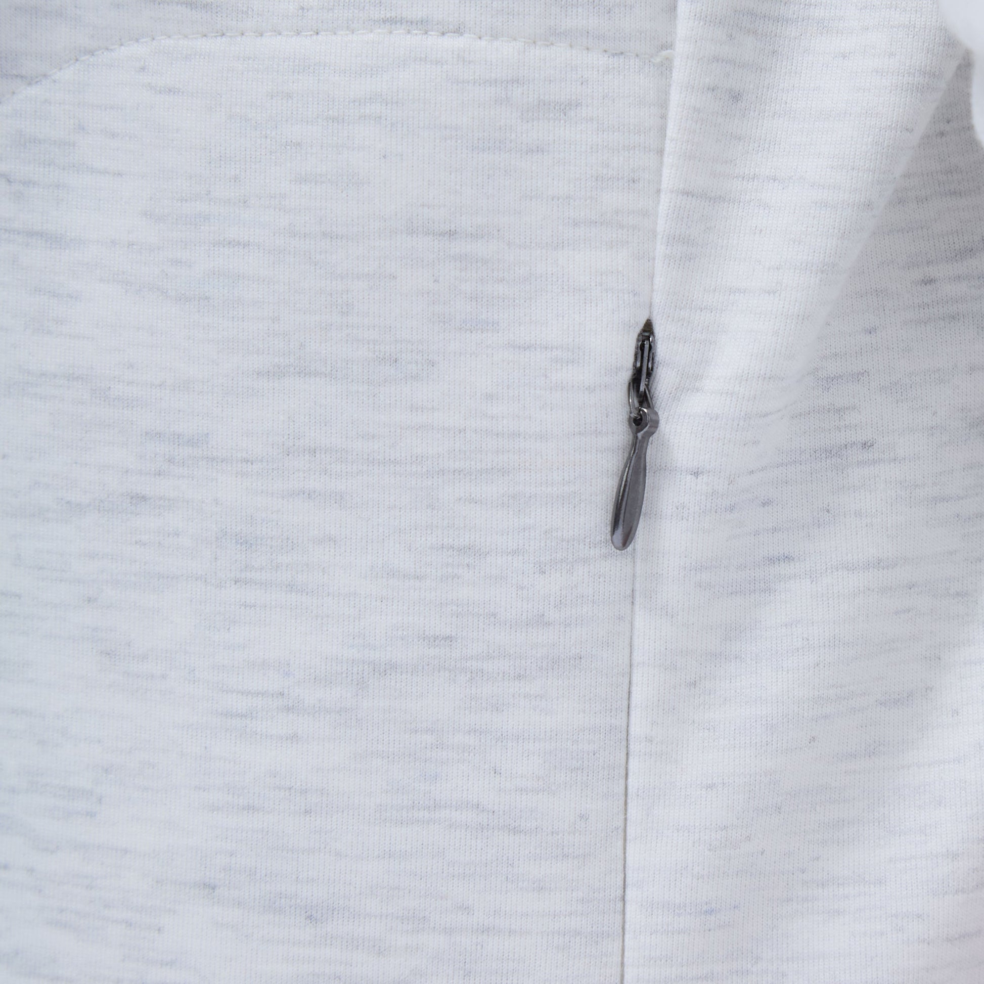 Bugatchi Soft Touch™ Heather Quarter-Zip Pullover Chalk