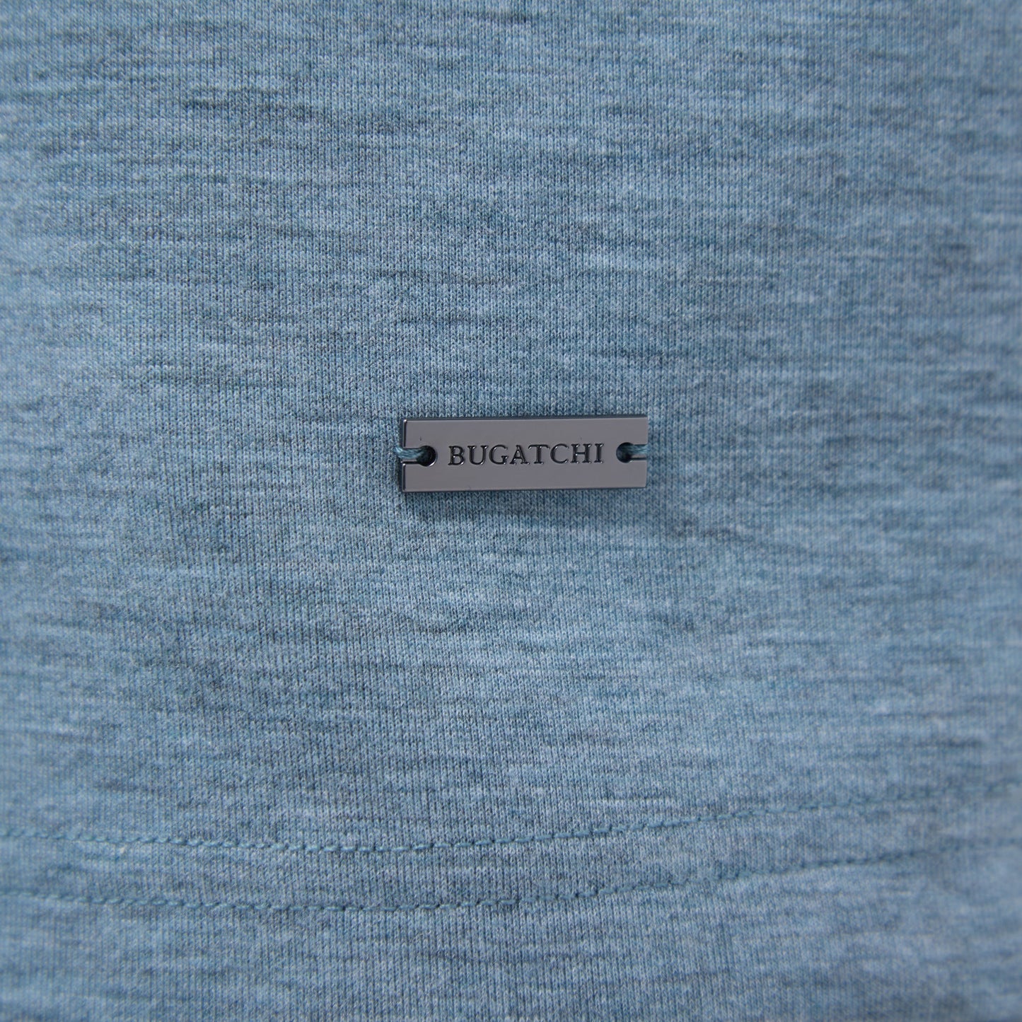 Bugatchi Soft Touch™ Heather Quarter-Zip Pullover Shark
