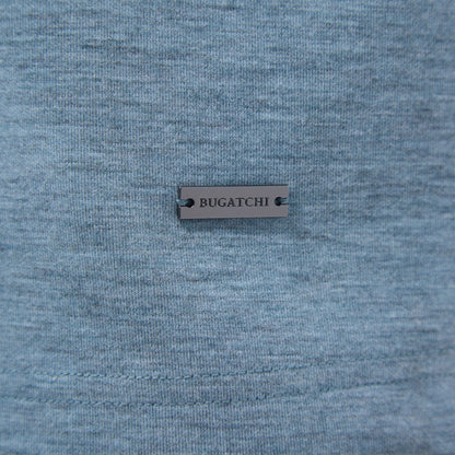 Bugatchi Soft Touch™ Heather Quarter-Zip Pullover Shark