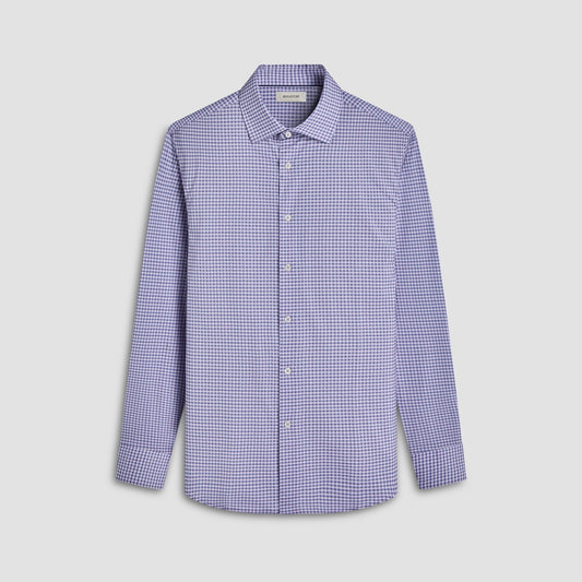 Bugatchi James Gingham Check OoohCotton® Shirt Pink
