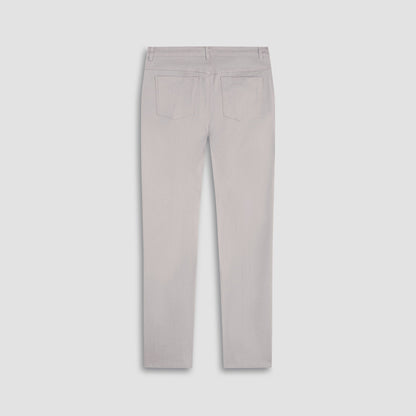 Bugatchi Preston Linen-Cotton Five Pocket Pants Stone