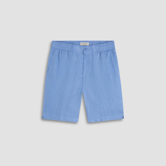 Bugatchi Linen Drawstring Shorts Air Blue
