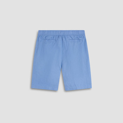 Bugatchi Linen Drawstring Shorts Air Blue