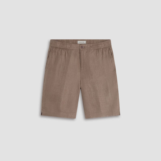 Bugatchi Linen Drawstring Shorts Olive