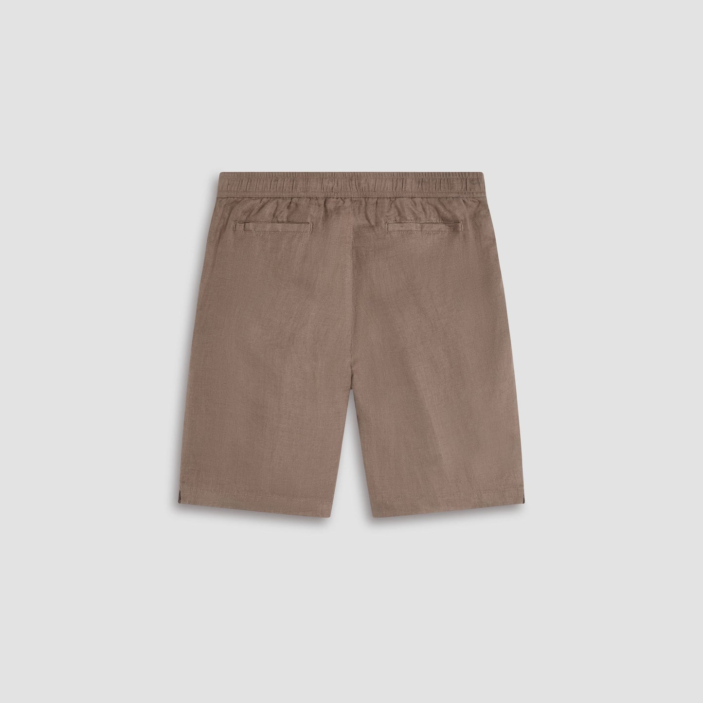 Bugatchi Linen Drawstring Shorts Olive