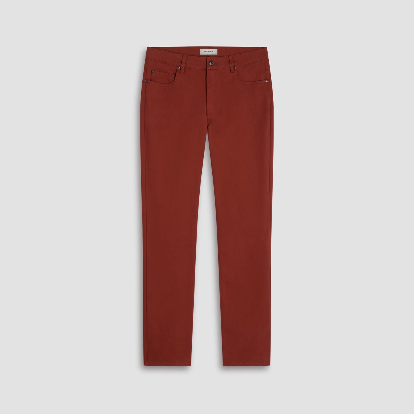 Bugatchi Preston Five Pocket Pant Brick