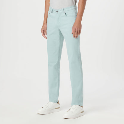 Bugatchi Preston Five Pocket Pant Seafoam