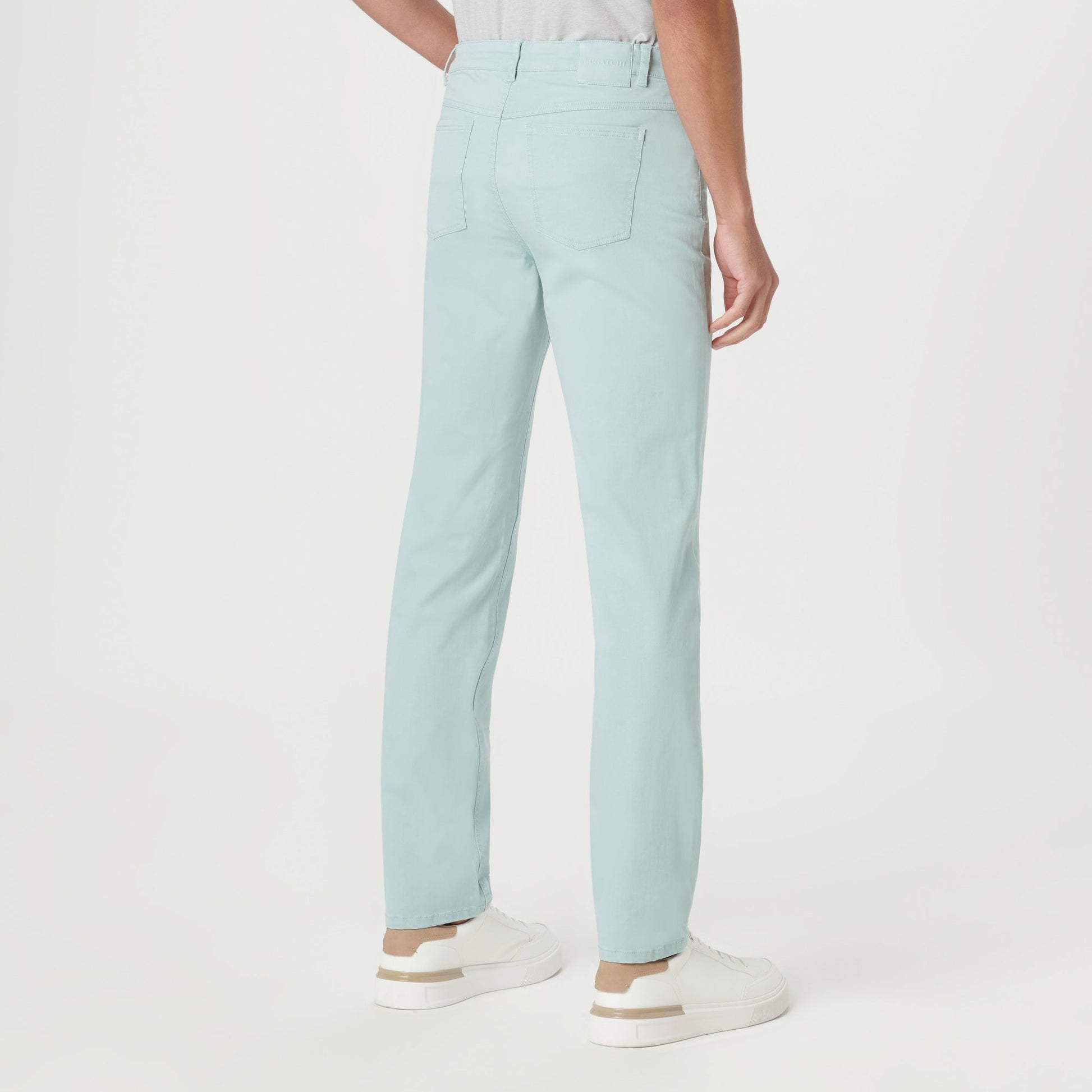 Bugatchi Preston Five Pocket Pant Seafoam