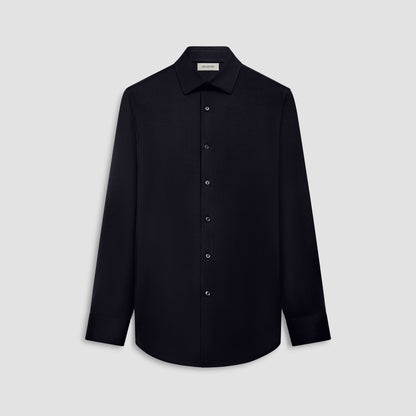 Bugatchi James Solid OoohCotton® Shirt Black